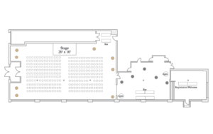 Seated Layout for 300 People